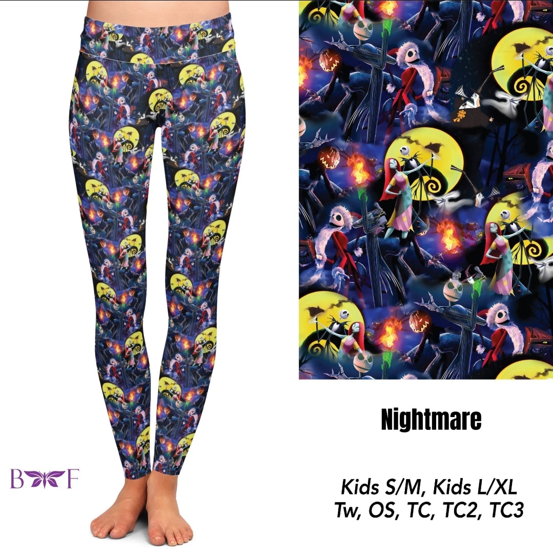 Nightmare capris with pockets