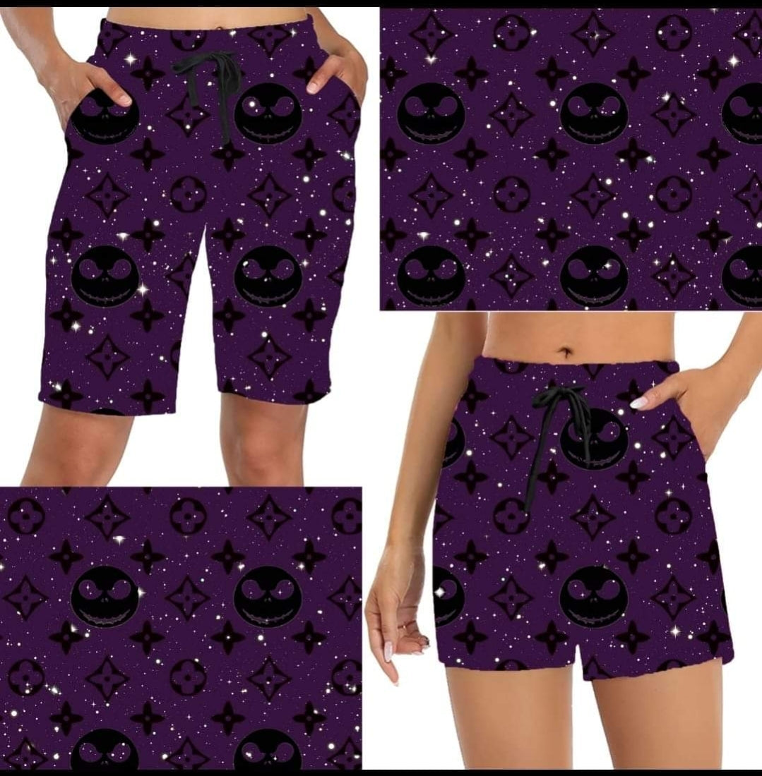 Purple Jack leggings, capri joggers & loungers, and 4" jogger shorts with pockets