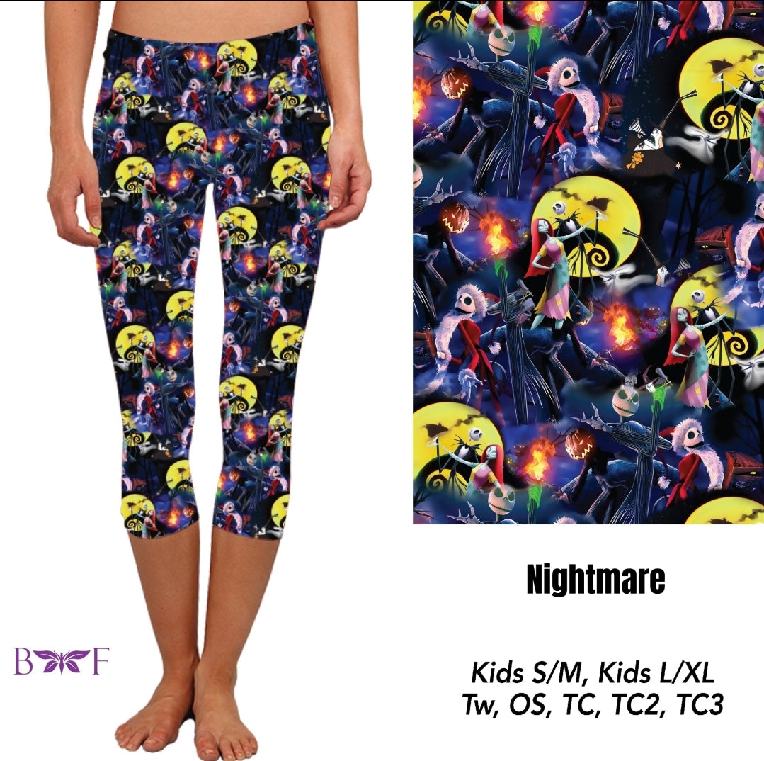 Nightmare capris with pockets