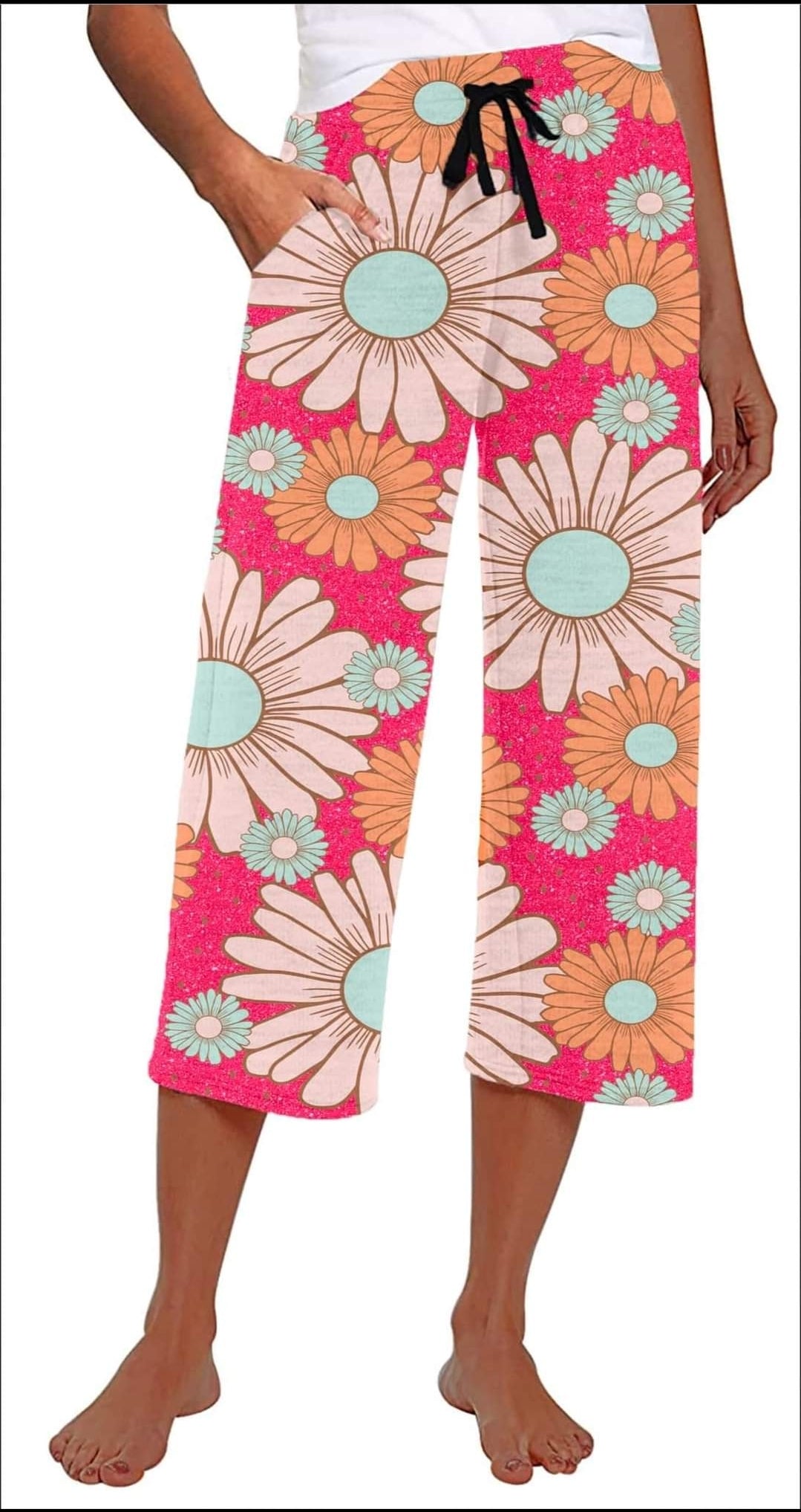 Groovy Daisy TC3 (size 28+) leggings