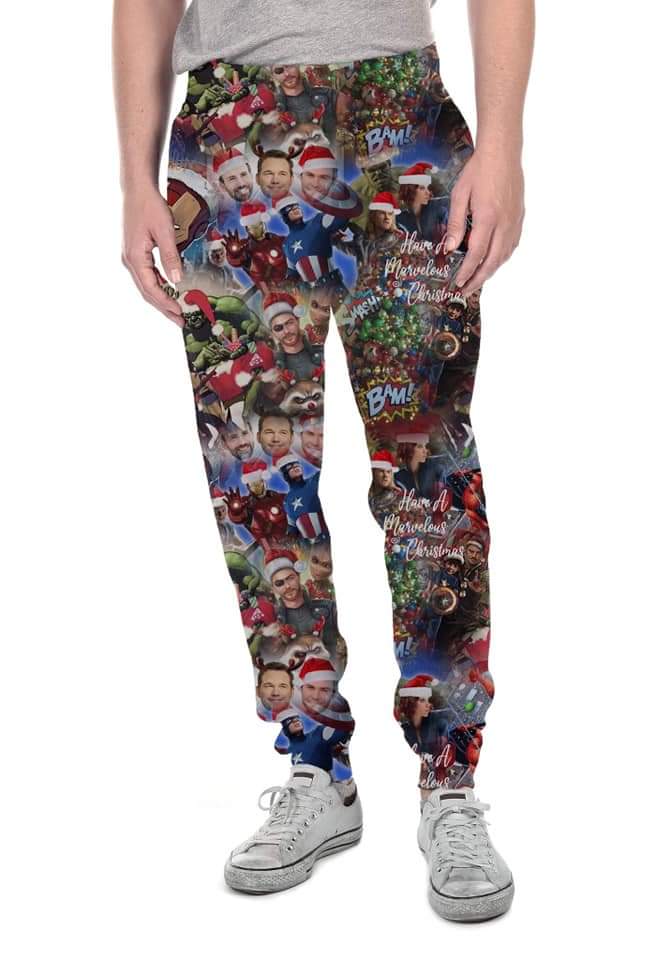 Marvel Christmas leggings, lounge pant, and joggers with pockets