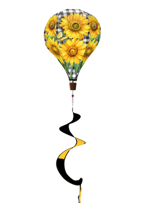 Sunflower balloon windsock 0408