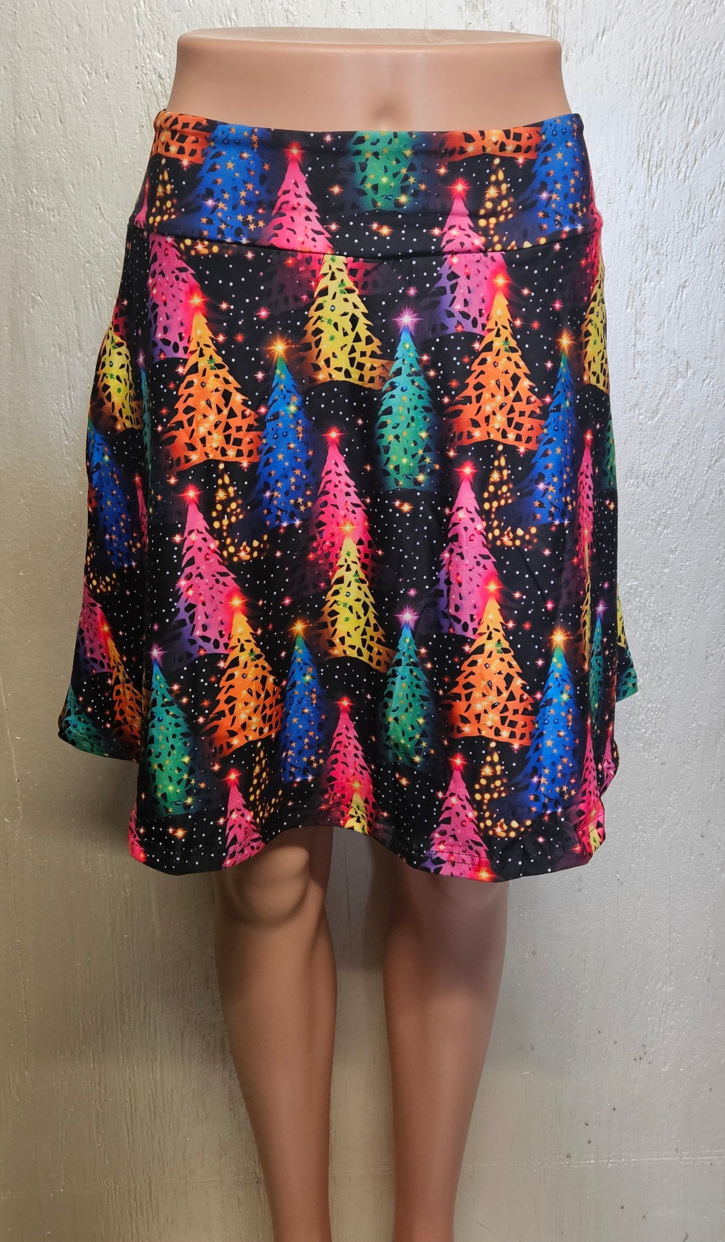 Neon Leopard Tree skorts