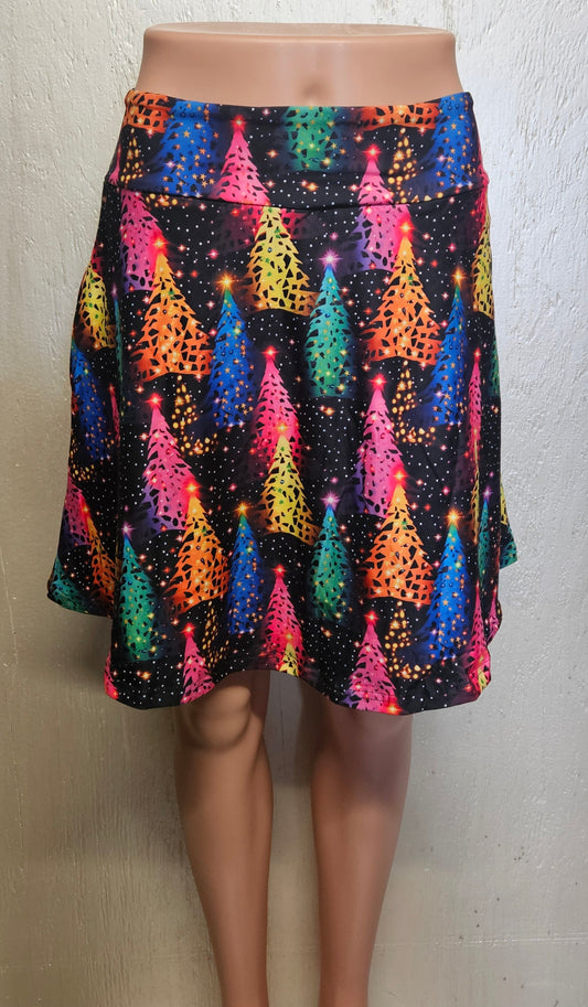 Neon Leopard Tree skorts