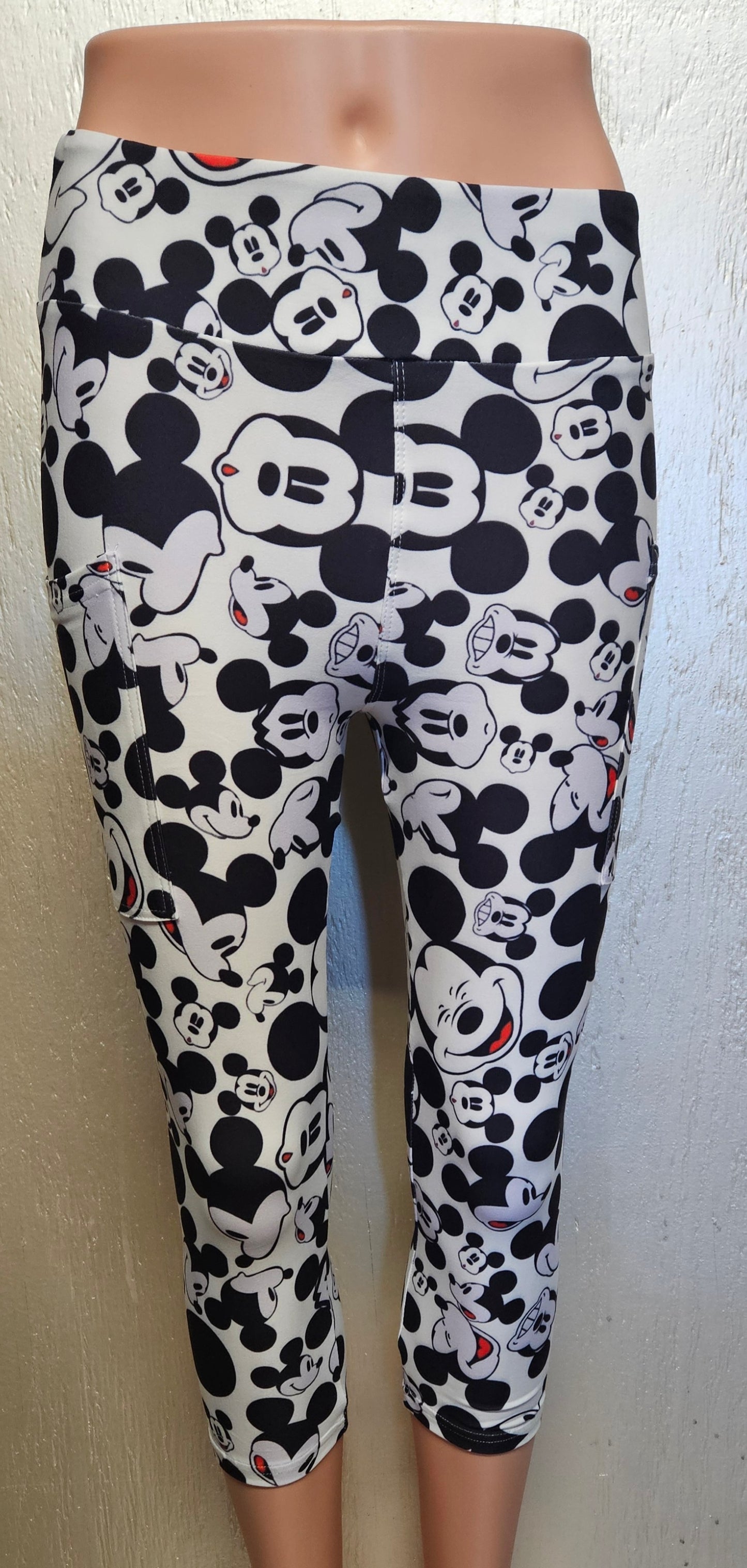Mouse Meme leggings and capris with pockets