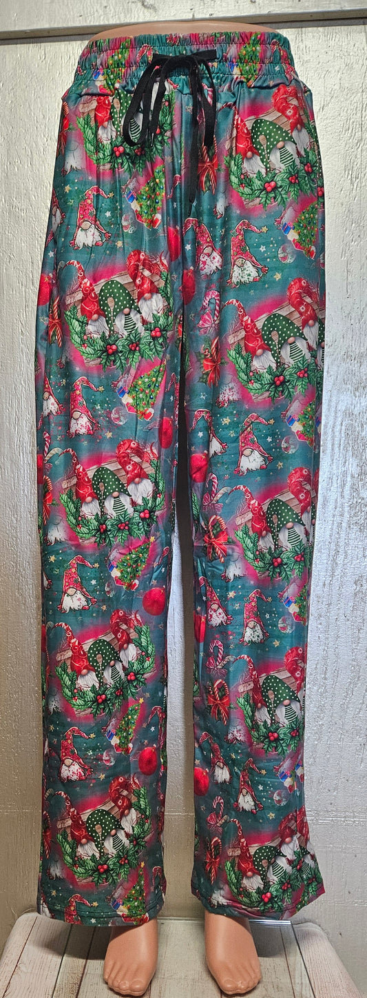 Red & Green Gnome OS lounge pants