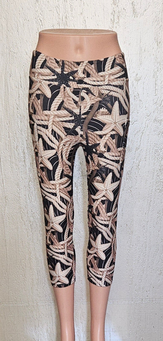 Starfish Rope capris with pockets