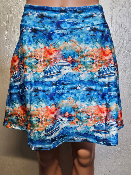 Ships at Sea capris, shorts and skorts with pockets