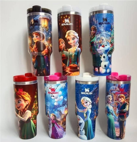 Frozen and NBC 40oz stanley tumbler preorder#0901