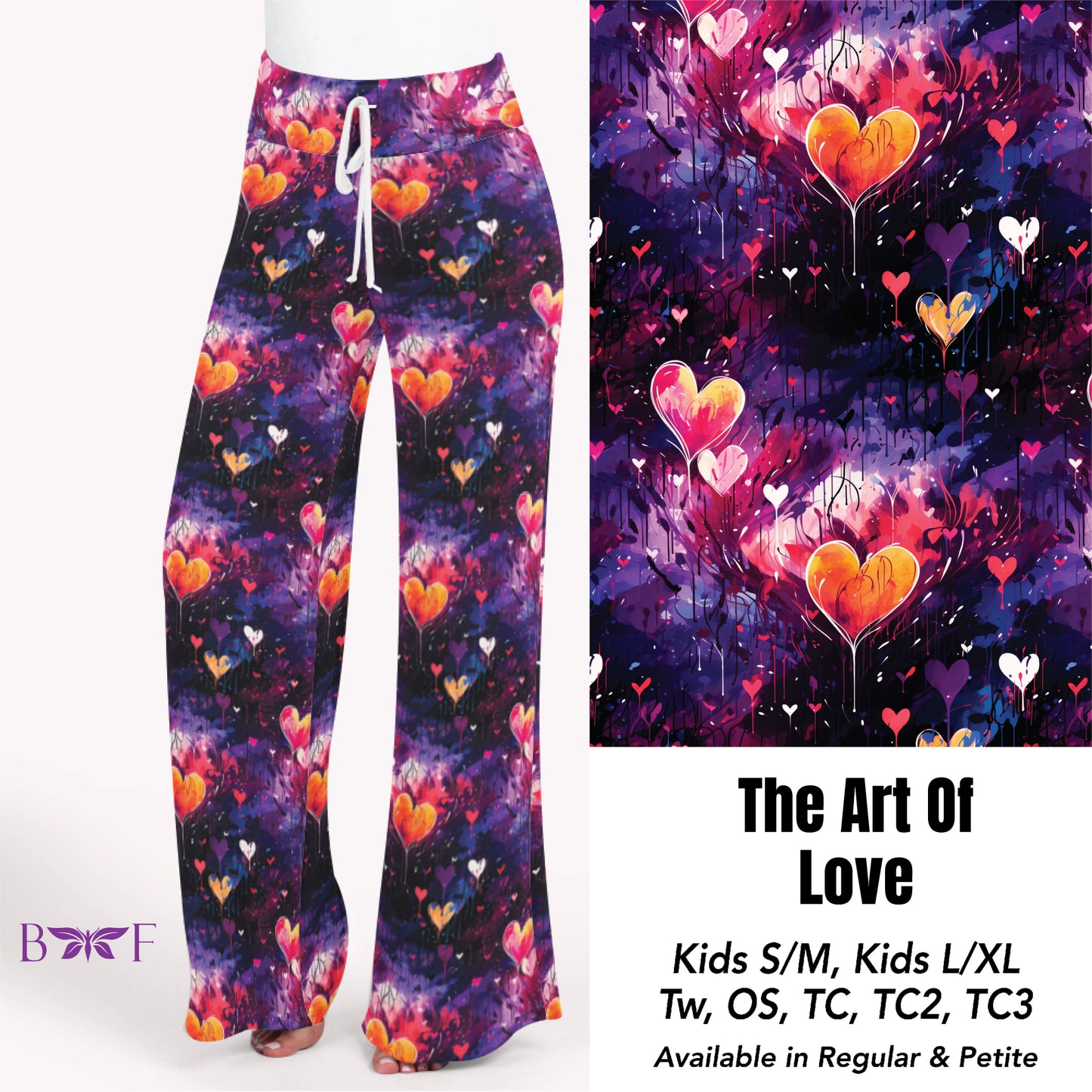 The art of love leggings with pockets