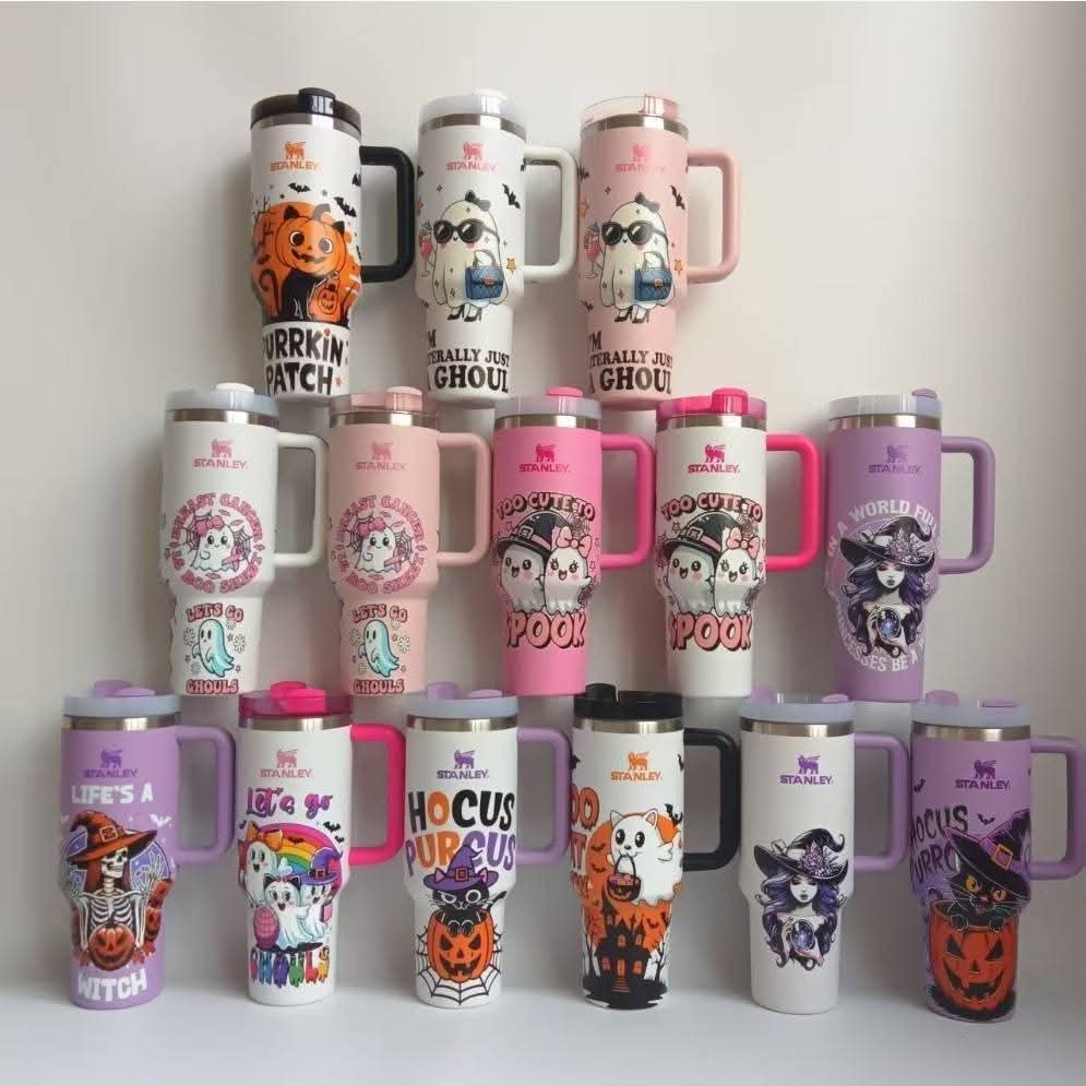 Halloween 40oz stanley tumbler preorder#0901