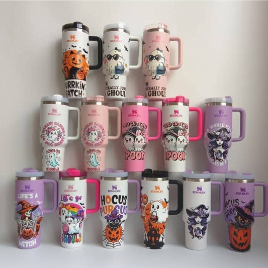 Halloween 40oz stanley tumbler preorder#0901