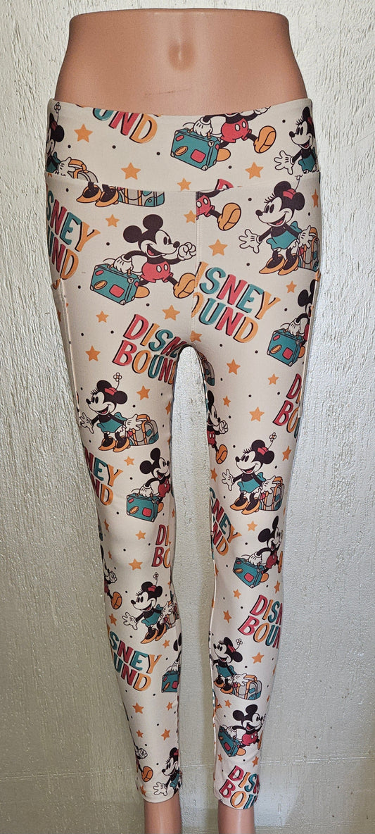 Disney Bound leggings, capris and bike shorts with pockets