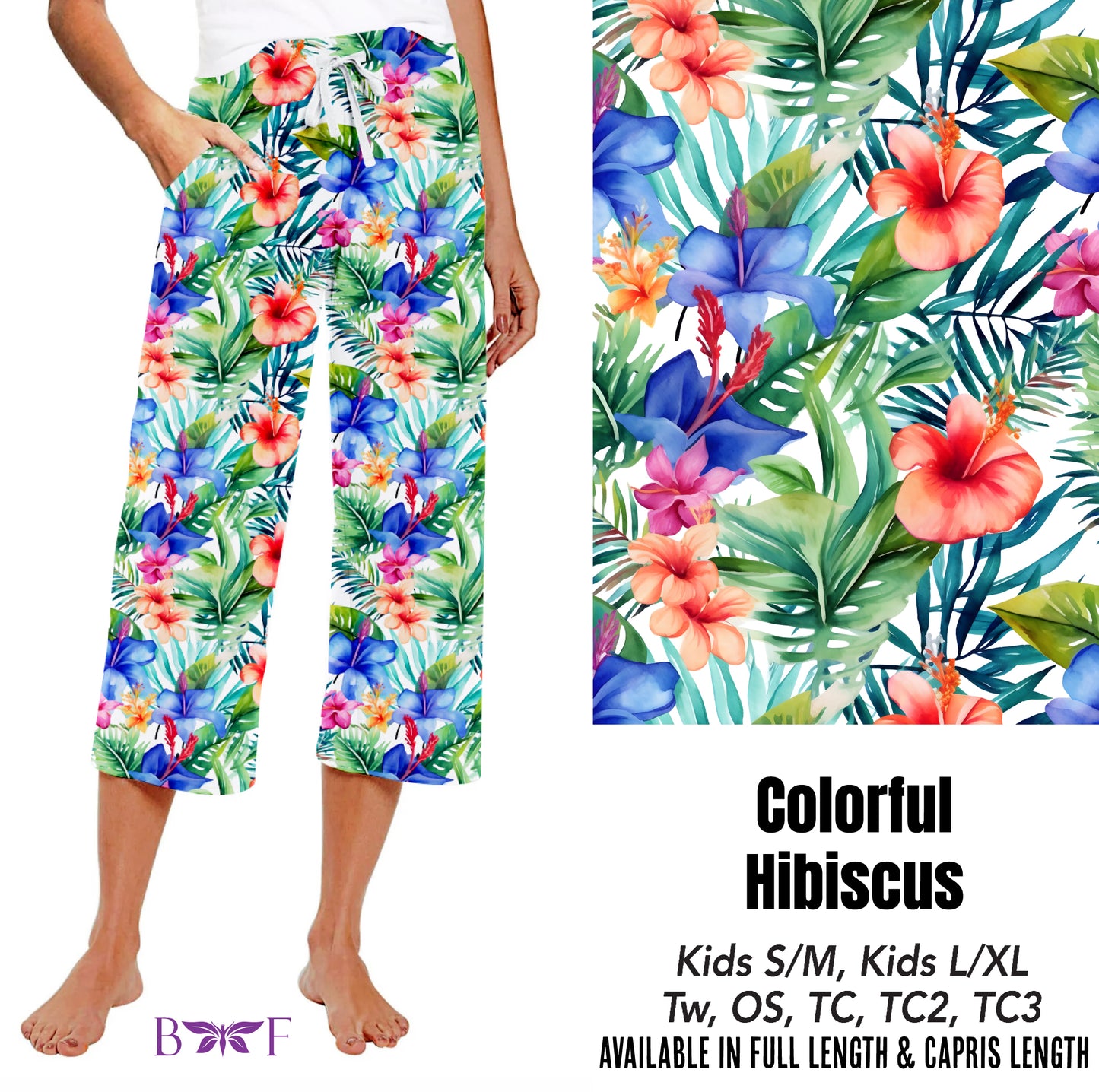 Colorful hibiscus preorder#0515