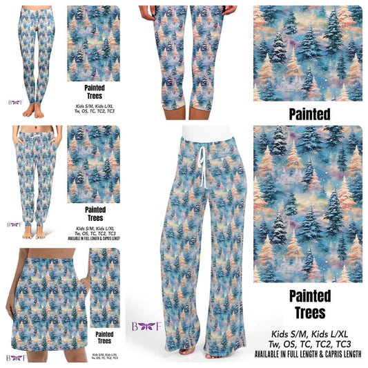 Painted Trees capris and skorts with pockets