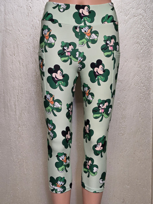 St. Patrick's friends skorts, leggings and capris with pockets
