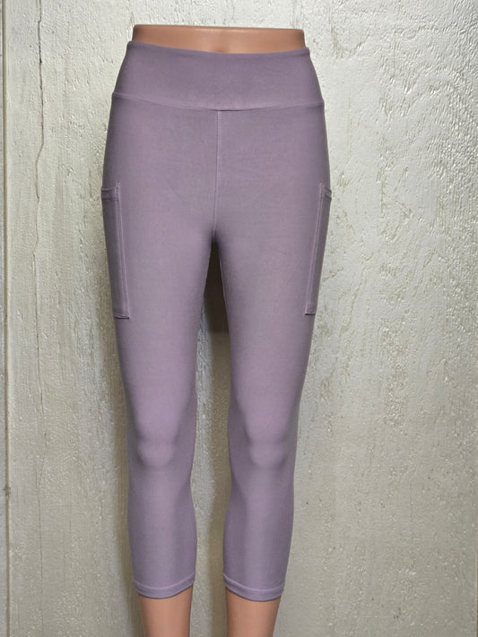 Lavender capris, skorts and biker shorts with pockets