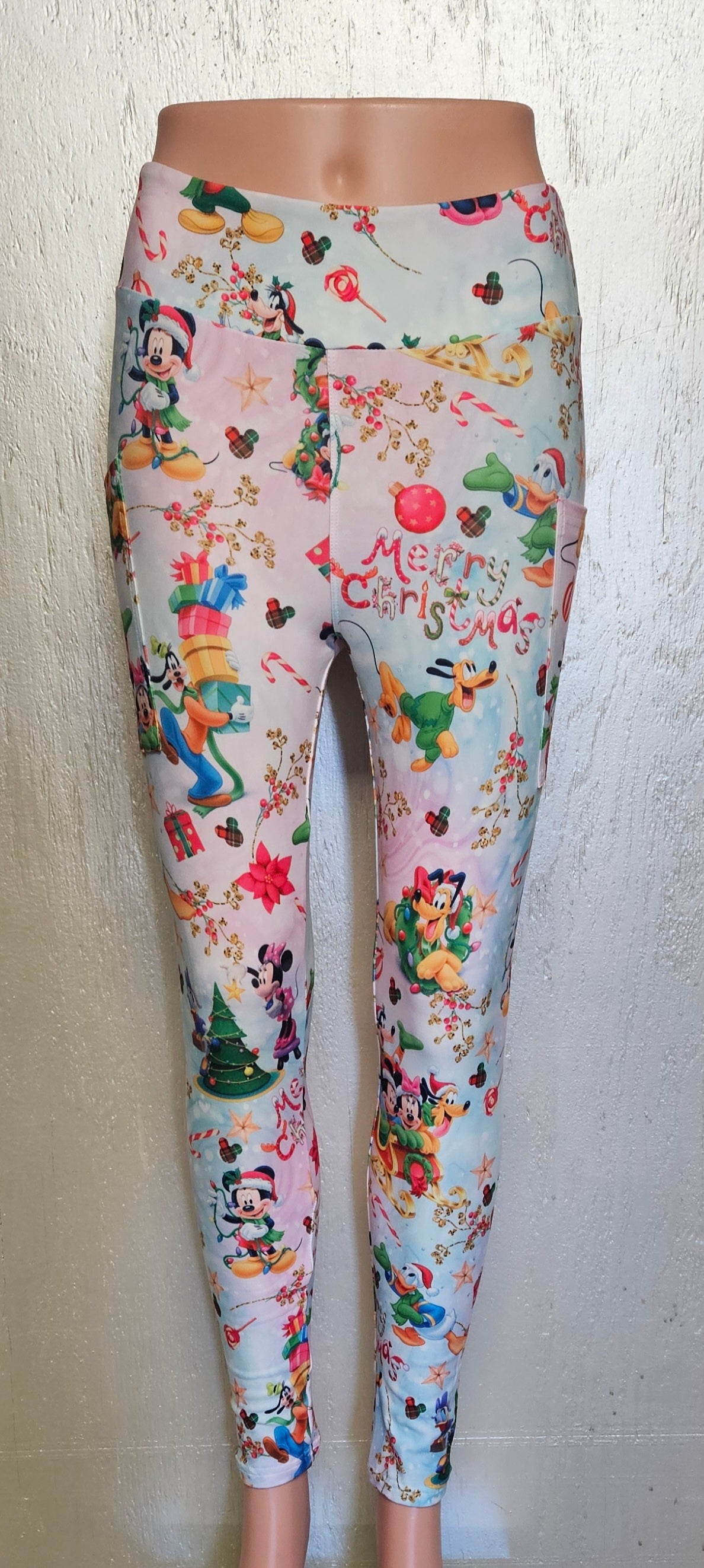 Christmas Day leggings with pockets