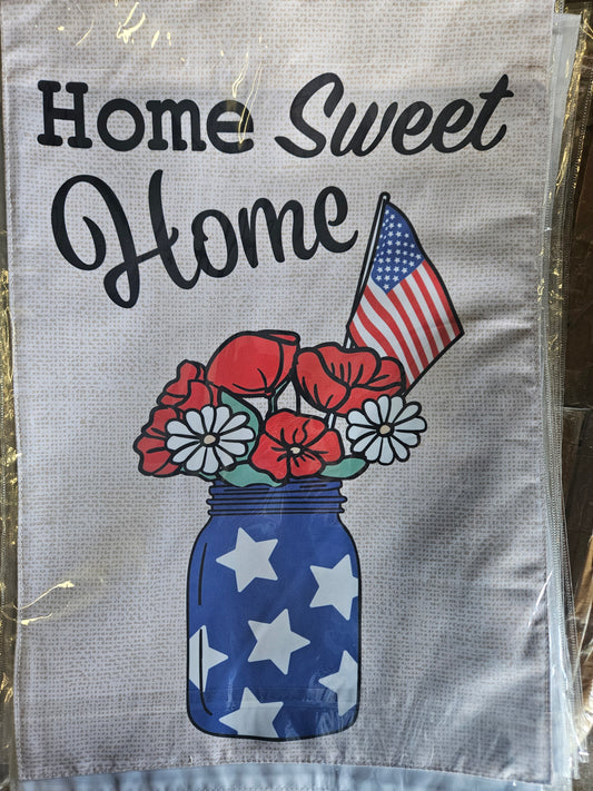 Home Sweet Home garden flag