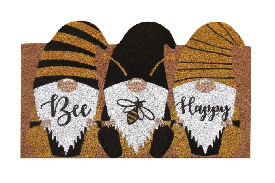 Bee Gnome natural coil outdoor mat