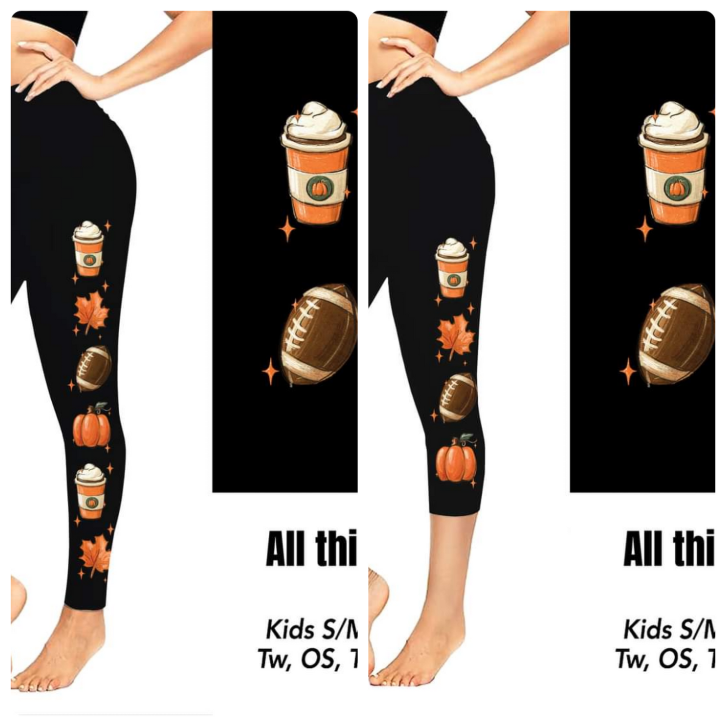 All Things Fall leggings and capris with pockets