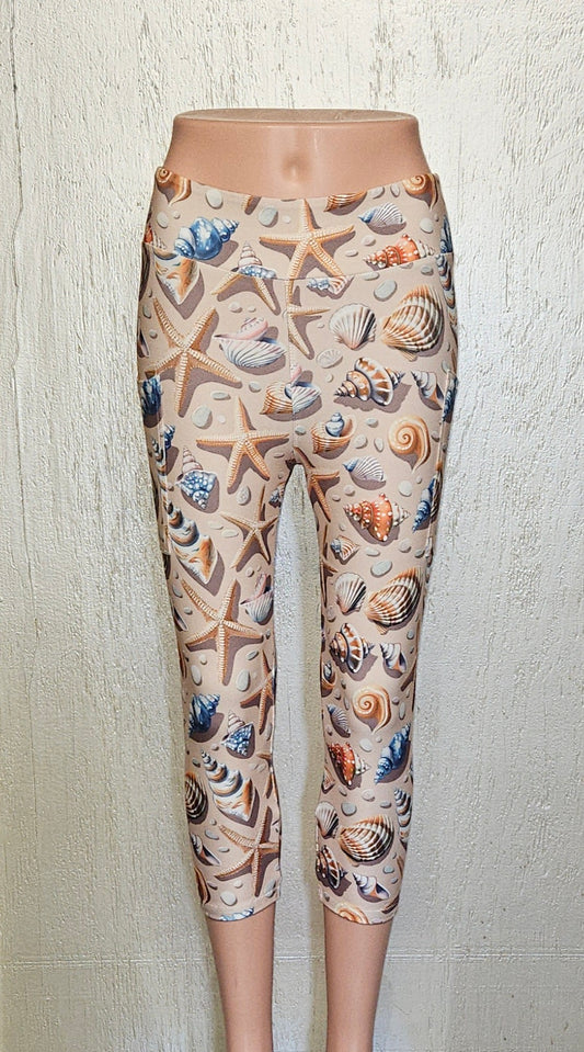 Starfish Beach capris with pockets