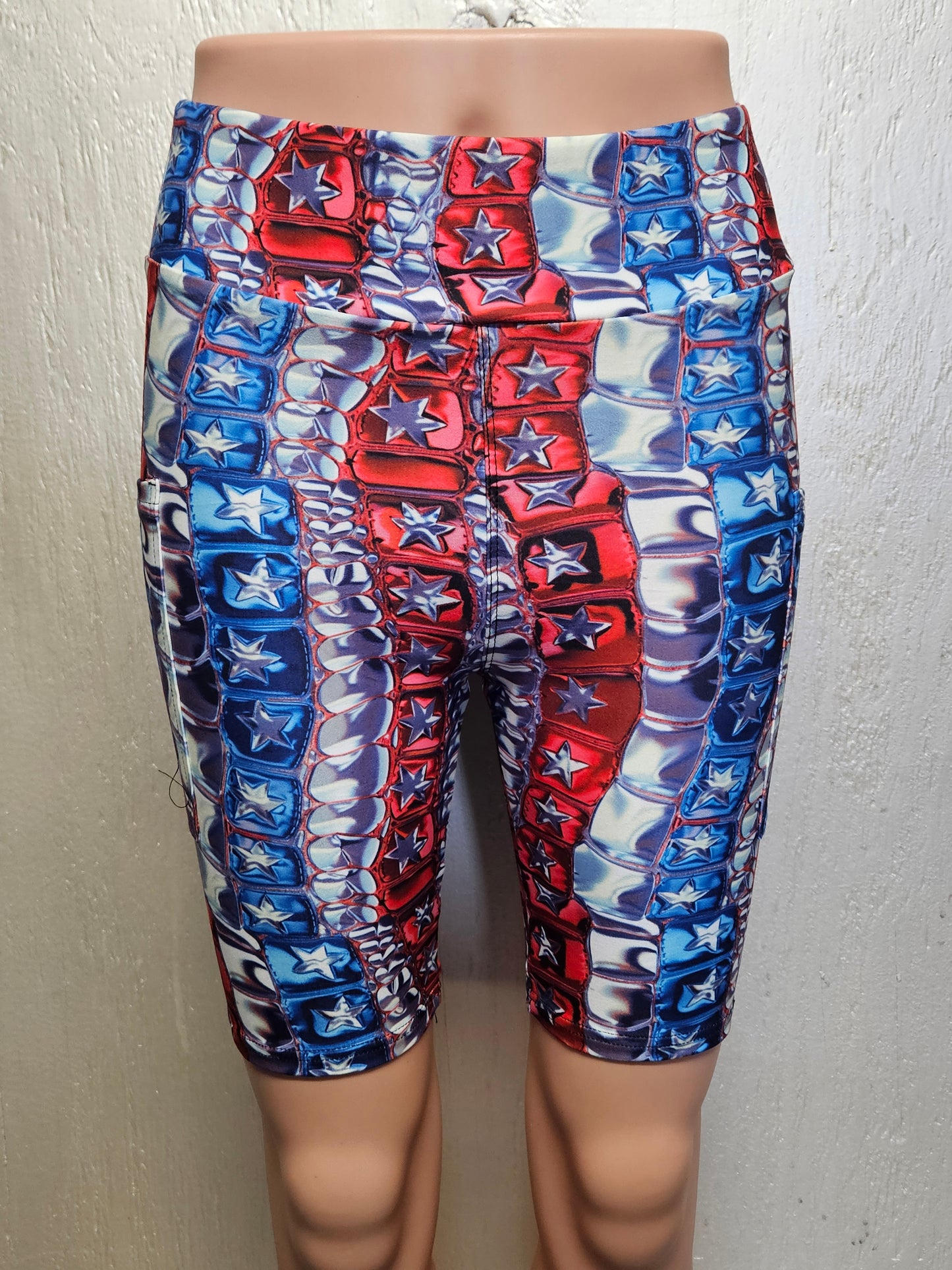 Alligator Stars capris and bike shorts with pockets