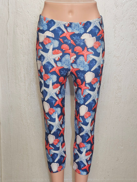 Starfish Scallop capris and skorts with pockets