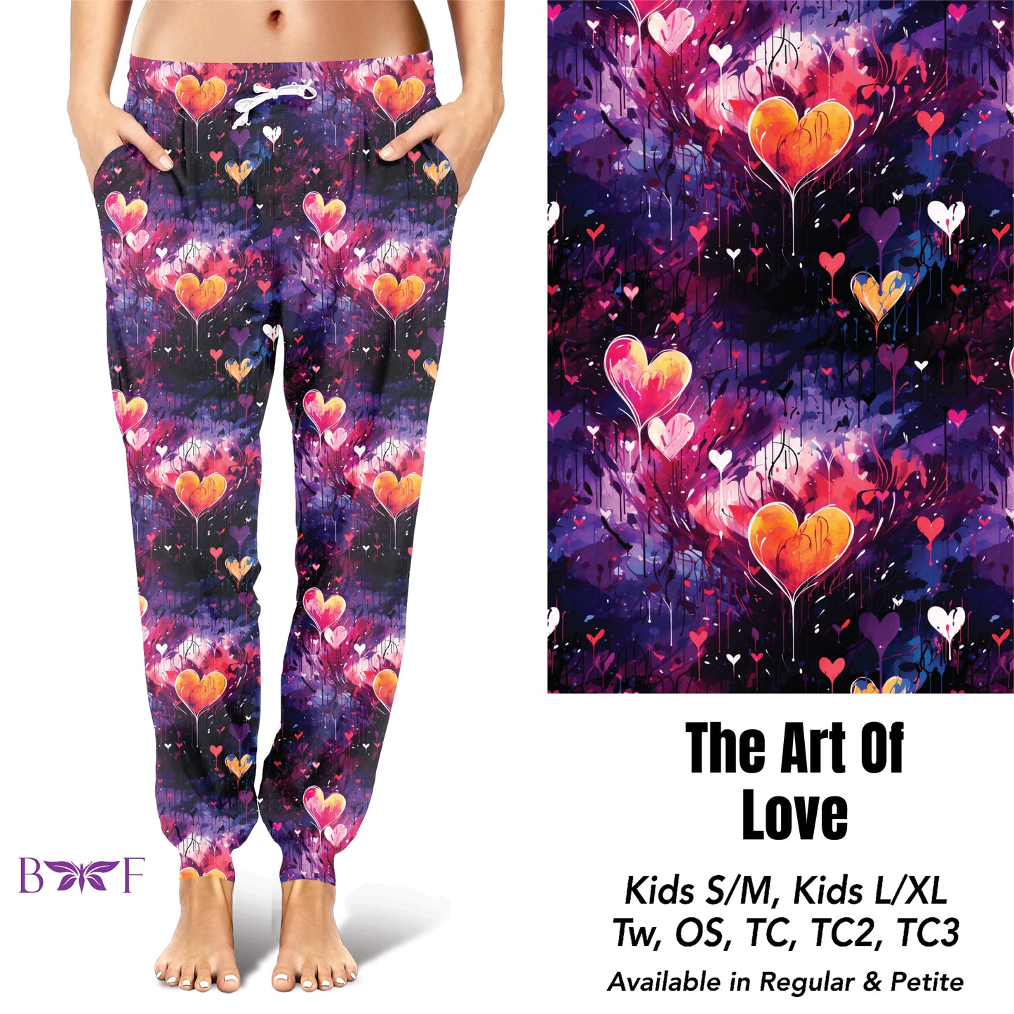 The art of love leggings with pockets