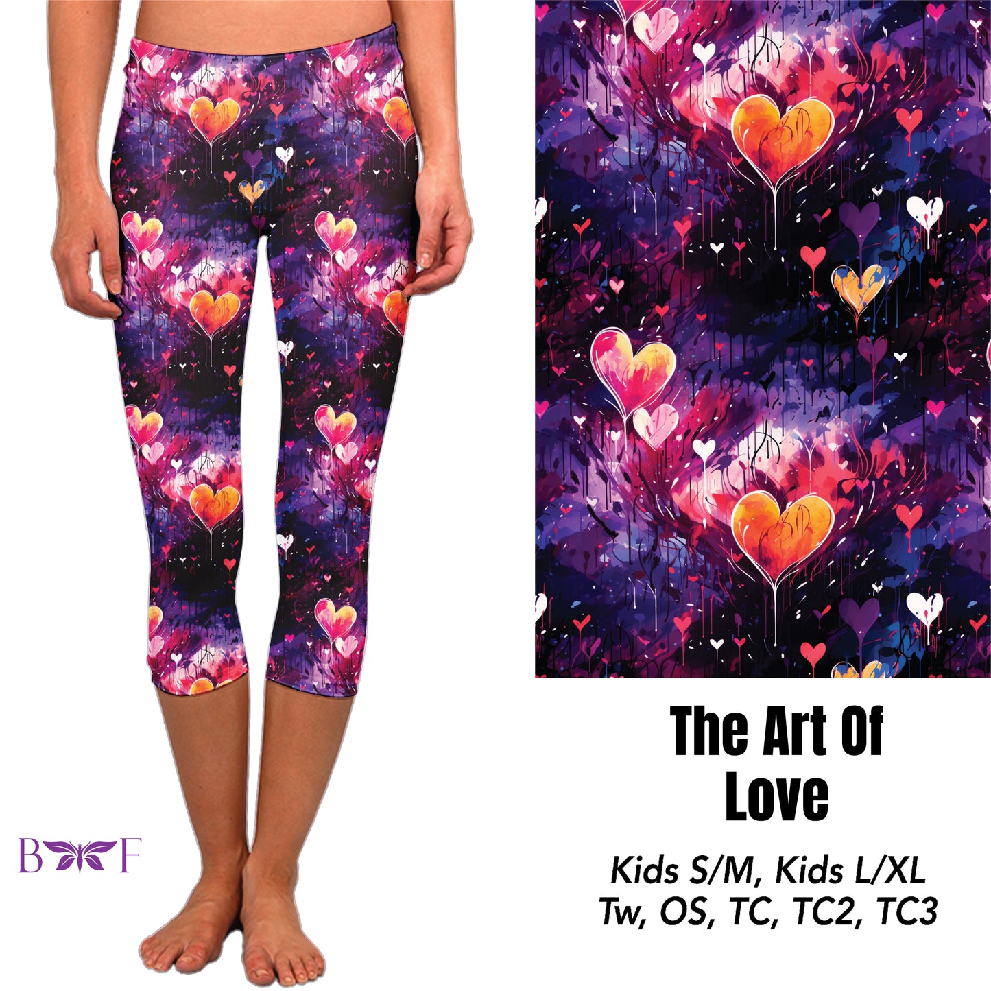 The art of love leggings with pockets