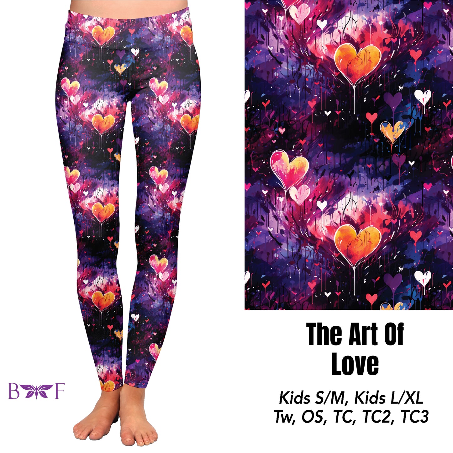 The art of love leggings with pockets