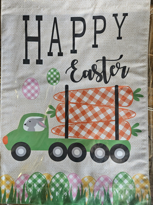 Happy Easter garden flag