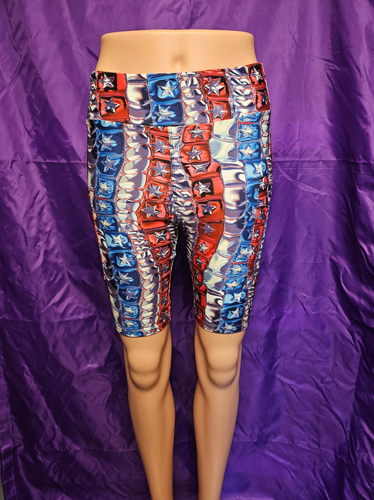 Alligator Stars capris and bike shorts with pockets