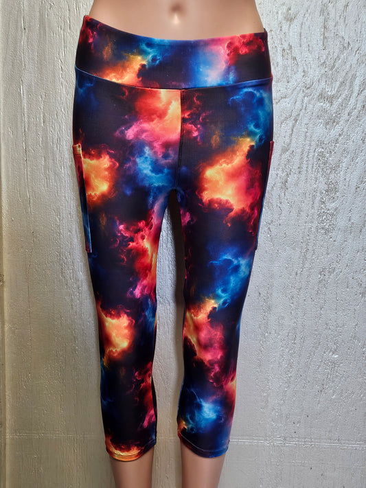 Nebula Topaz 11 leggings and capris with pockets