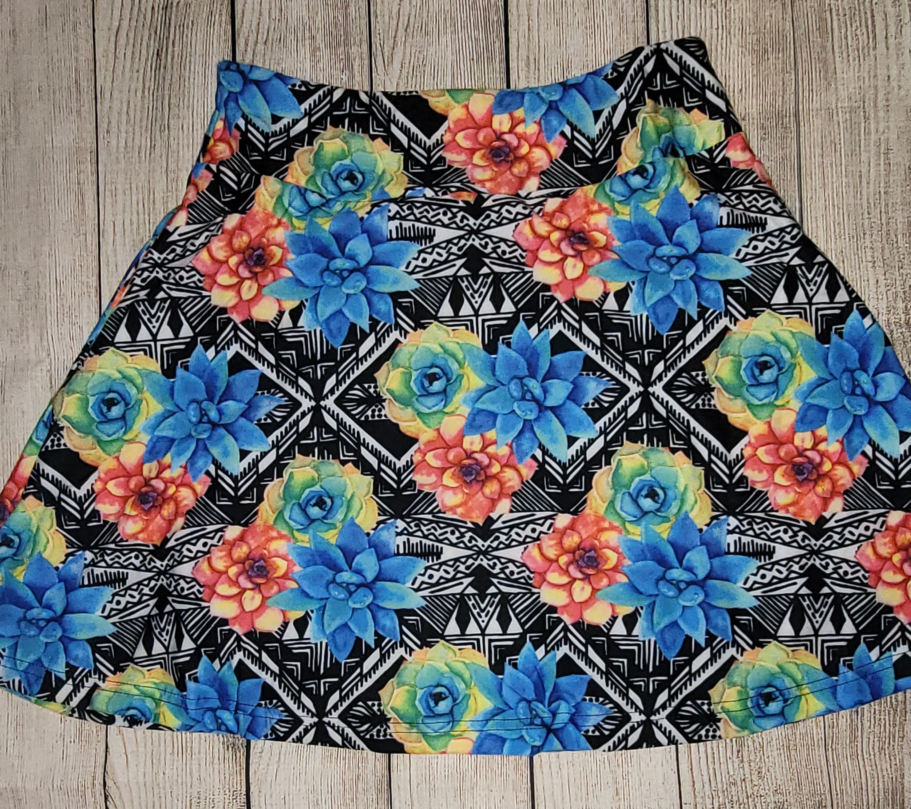 Exotic Flower skorts with pockets