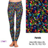 Load image into Gallery viewer, Tropical Parrot Leggings, capris, capri lounge &amp; joggers, and shorts