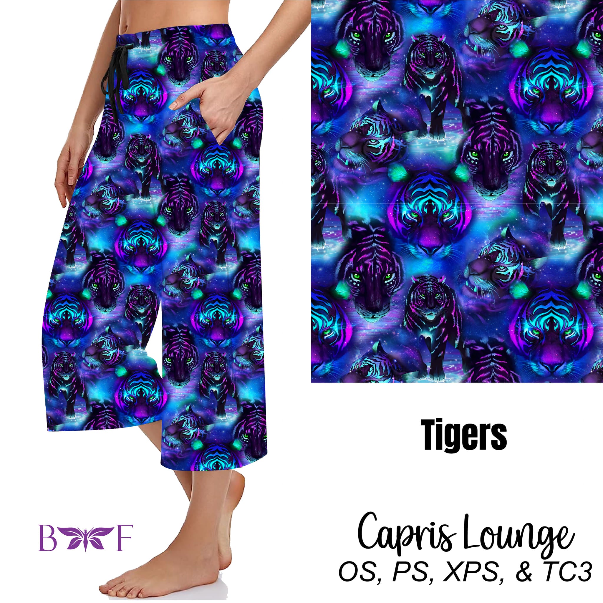 Tigers Leggings and Capris with pockets