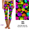 Load image into Gallery viewer, Neon Floral Leggings and Capris