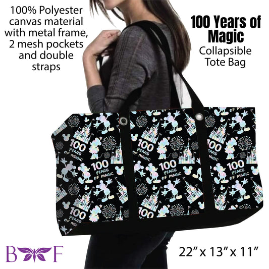 100 Years of Magic large tote and 2 inside mesh pockets