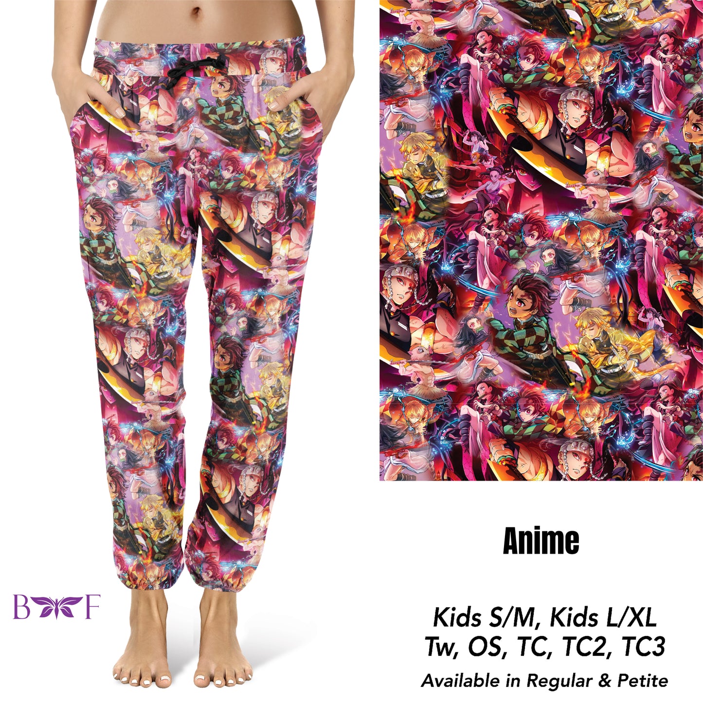 Anime leggings and Lounge Pants with pockets