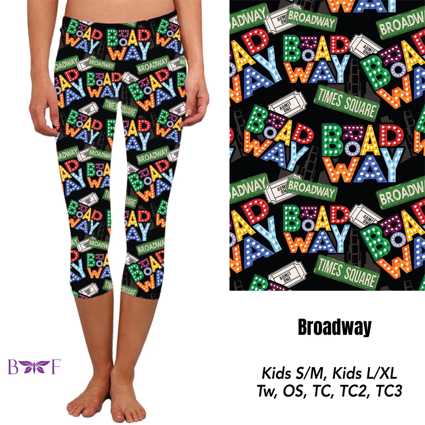 Broadway Leggings and  Capris with pockets