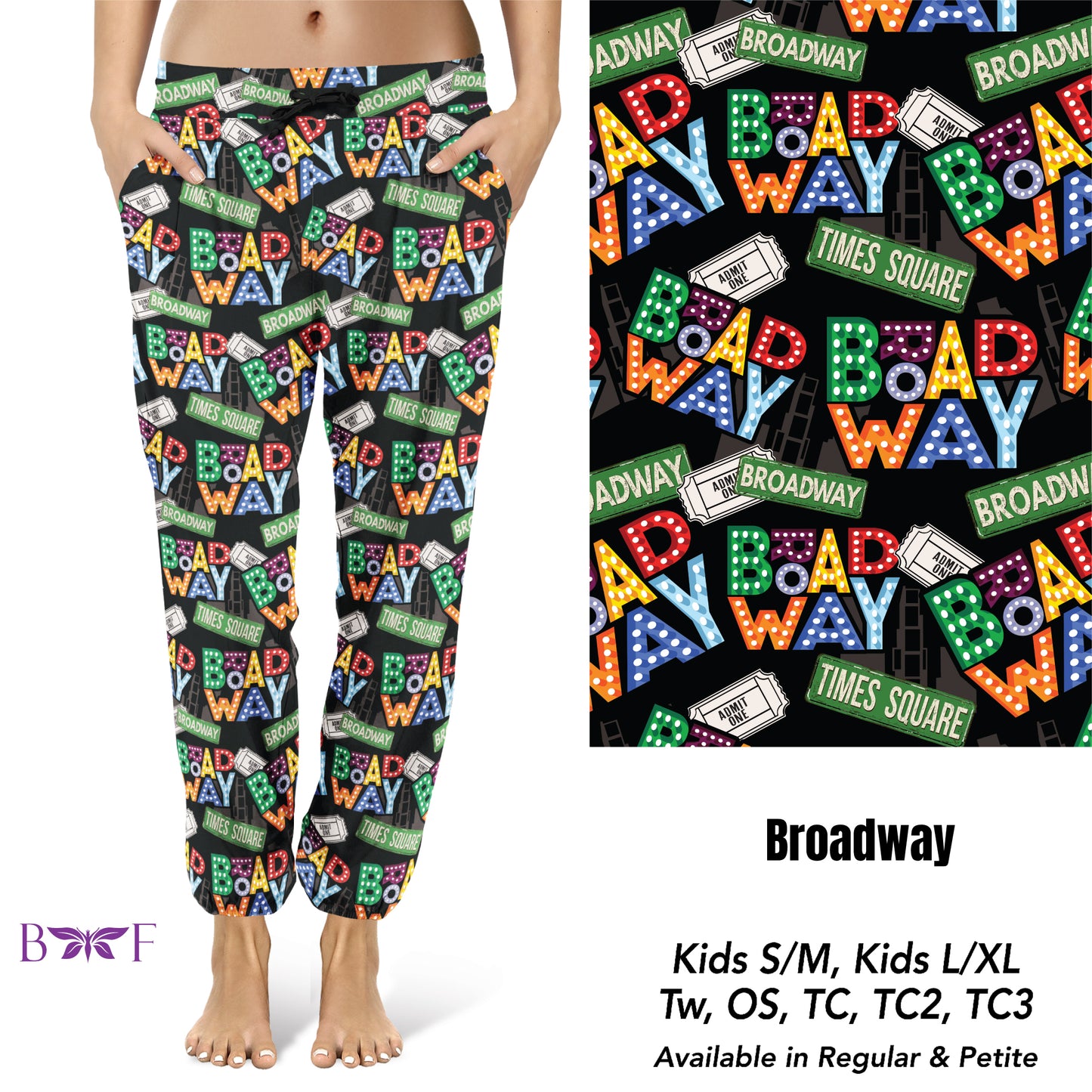 Broadway Leggings and  Capris with pockets