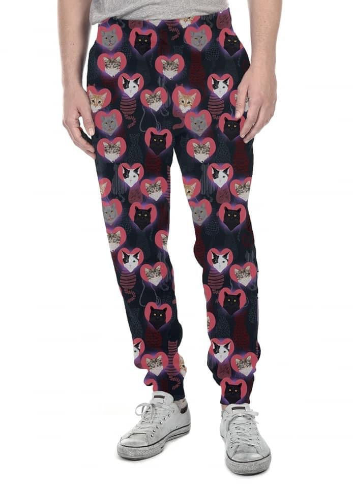 “Valentine Cat” Leggings and Lounge Pants