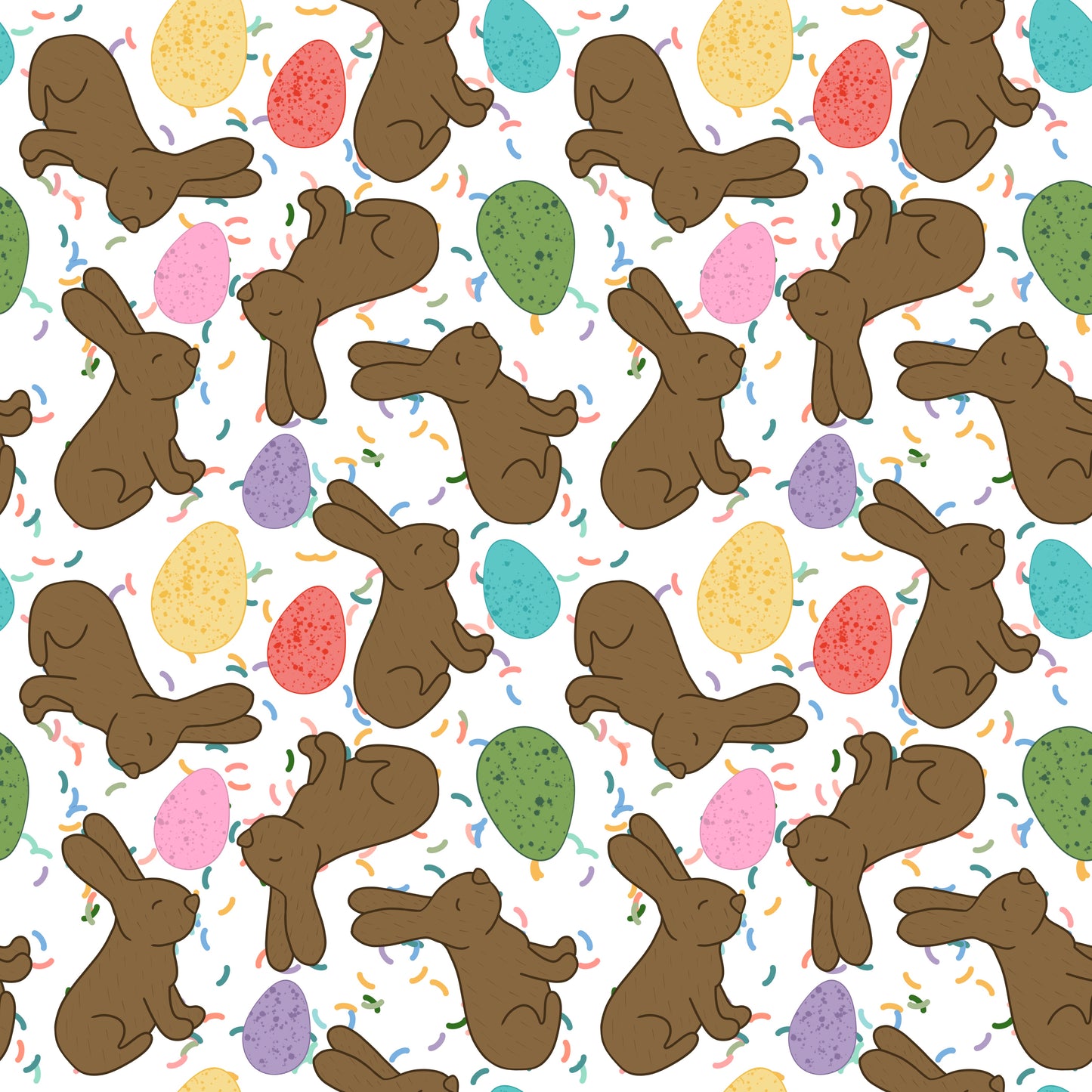 Chocolate Bunny kids leggings with pockets