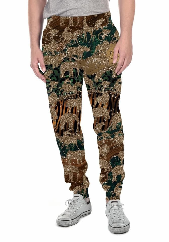 Glitter Safari Leggings & Lounge Pants with pockets