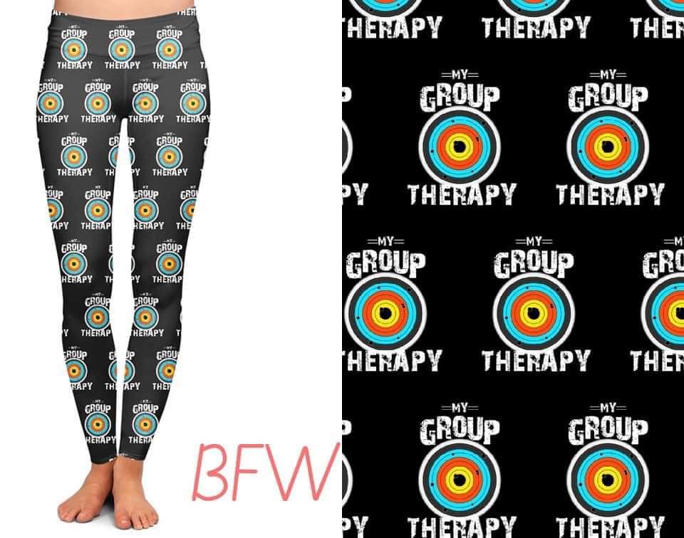 Group Therapy Targets leggings and capris with pockets
