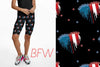 Load image into Gallery viewer, Red, White &amp; Blue Paws Leggings, Capris, and Shorts