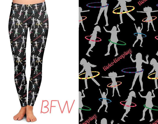 Hula Hooping leggings and capris with pockets