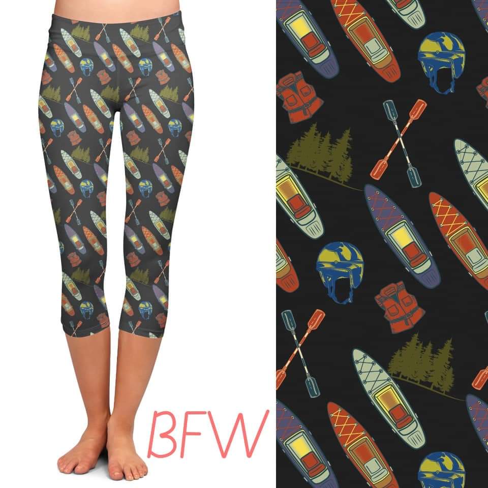 Kayaking with pockets leggings/capris/shorts