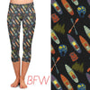 Load image into Gallery viewer, Kayaking with pockets leggings/capris/shorts